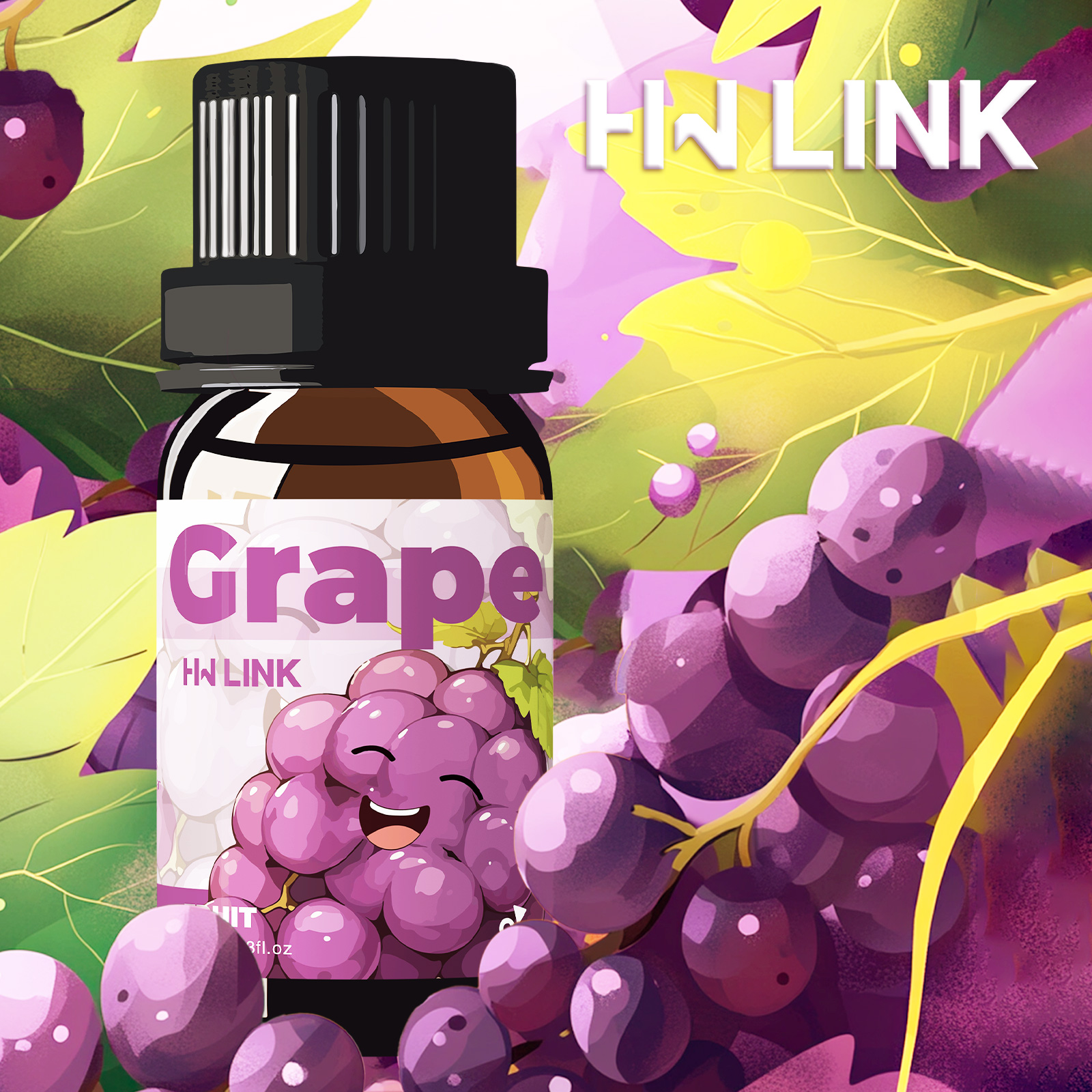 Home Fragrance Diffuser - Grape Essential Oil 10ml Grape Fragrance