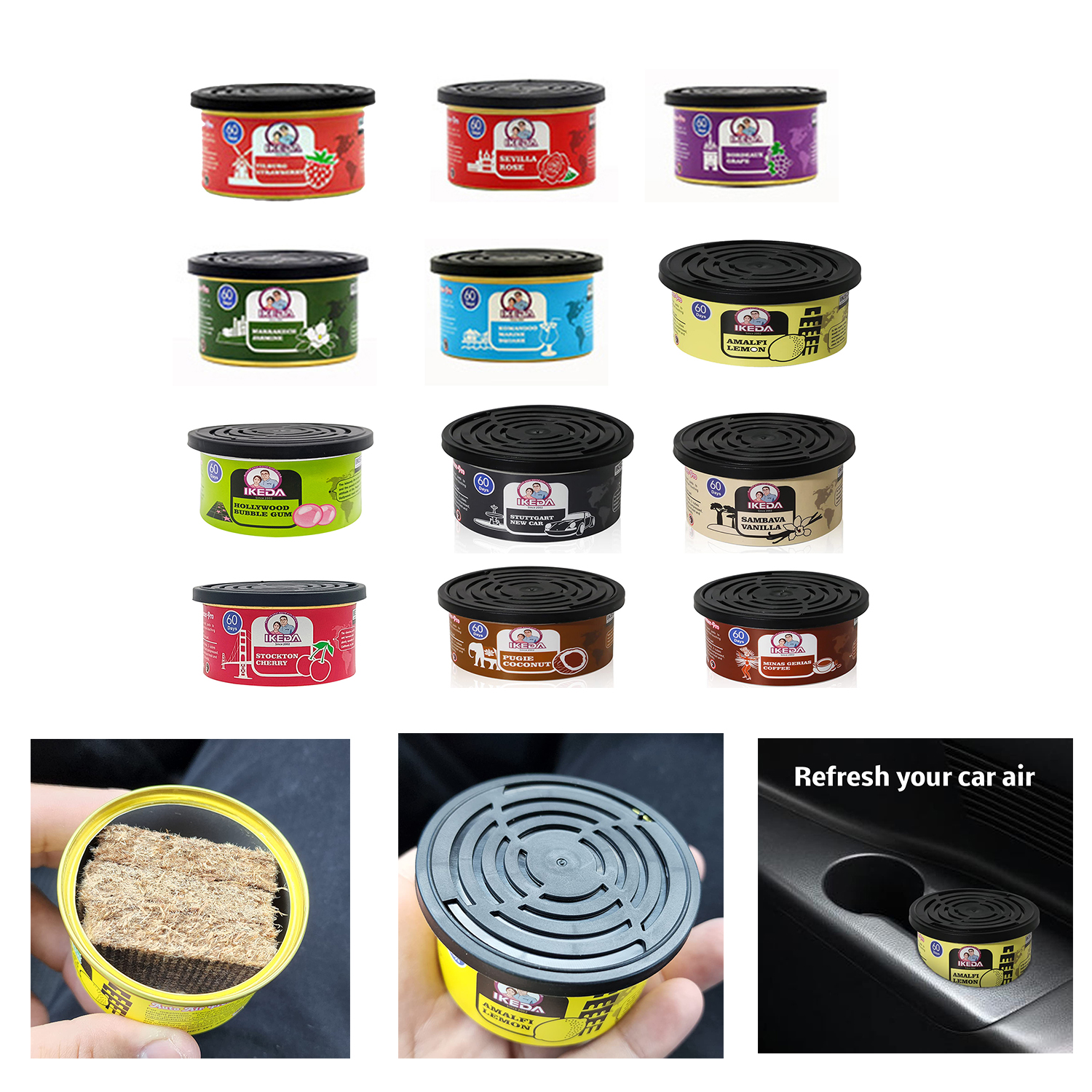 Home Fragrance No 4 - Car Air Freshener Bubble Gum Scent