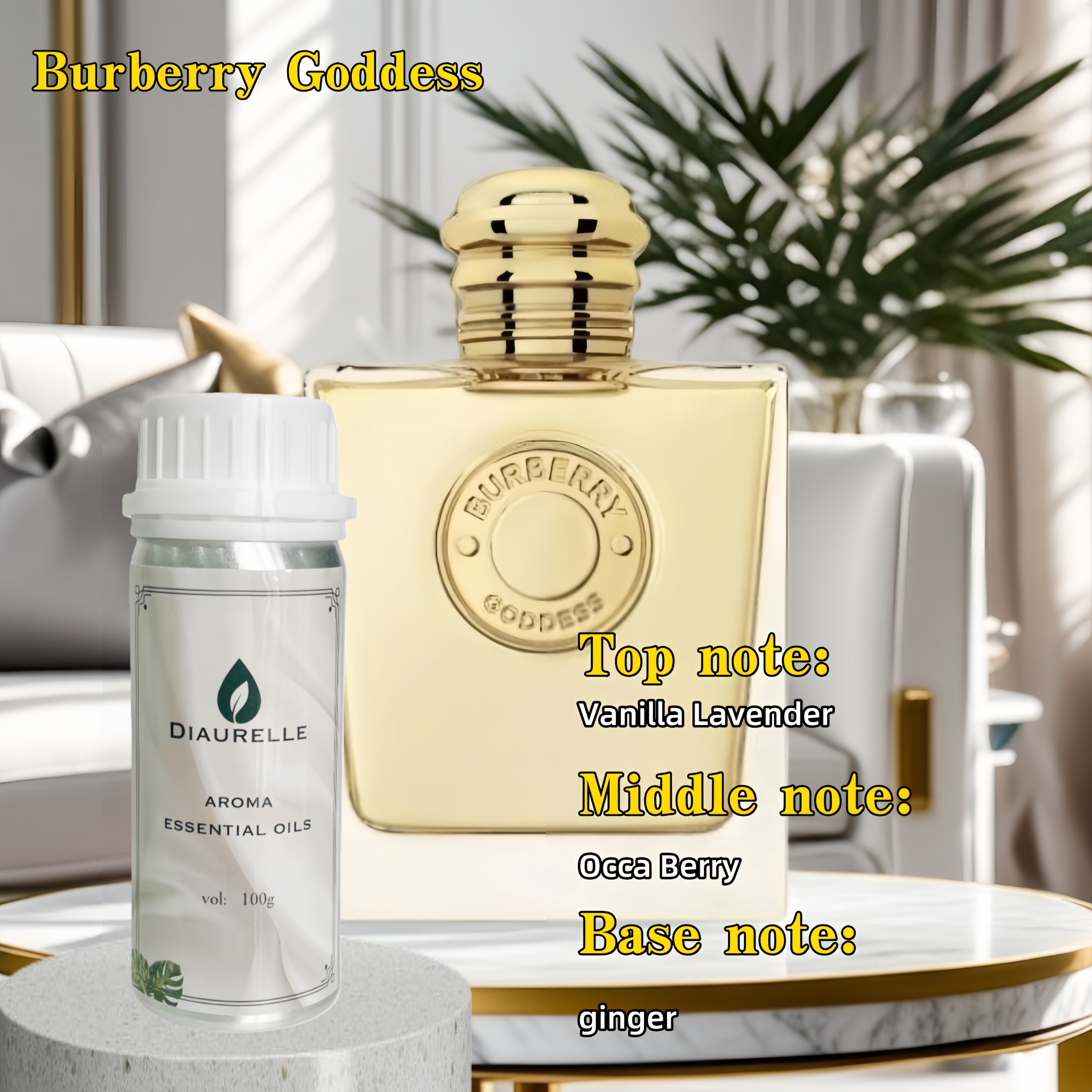 Home Fragrance Room Spray - Perfume Spray Goddess 100ML Hotel Essential