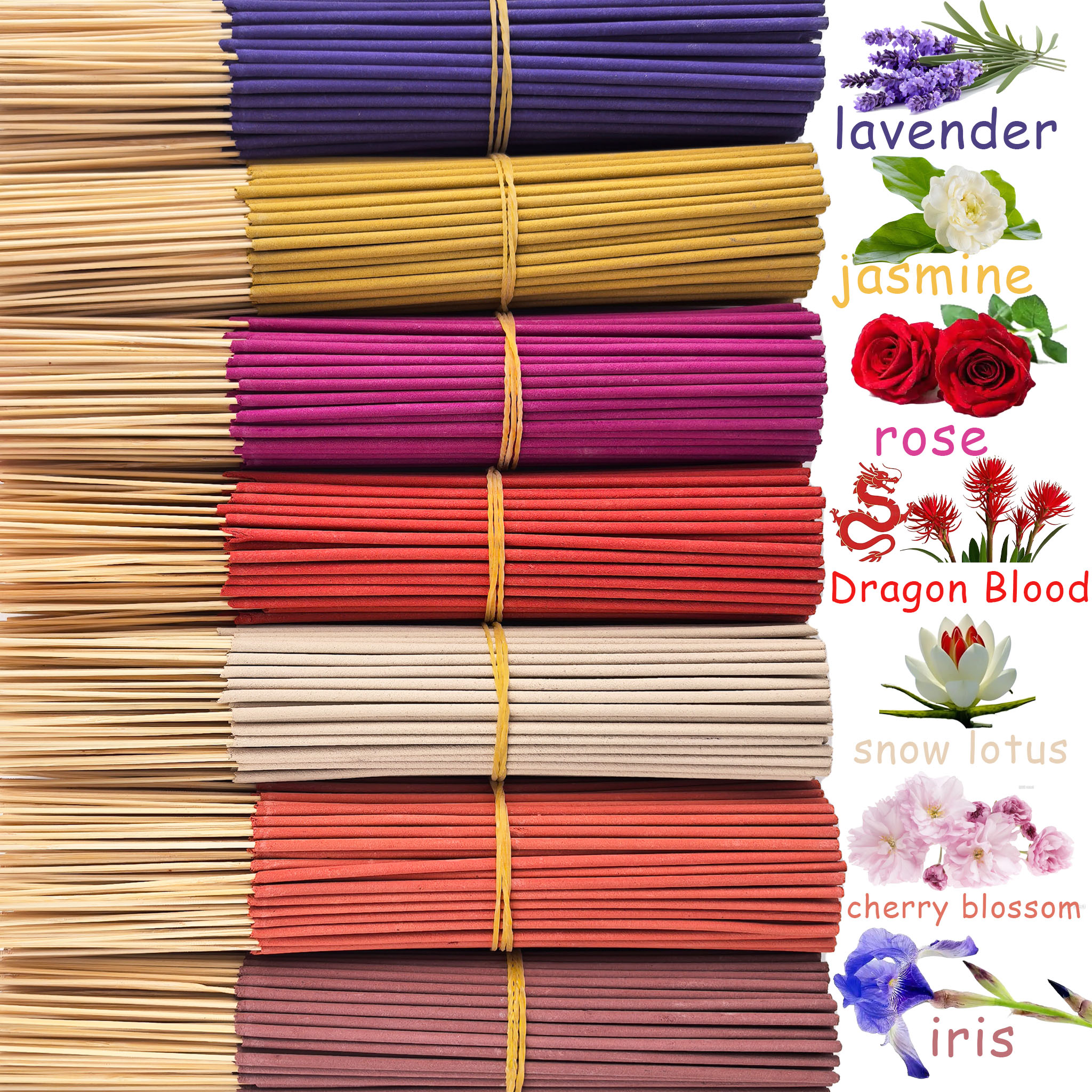 Home Fragrance Iris - 144/354/704 Pieces, 7 Sets of High-Quality