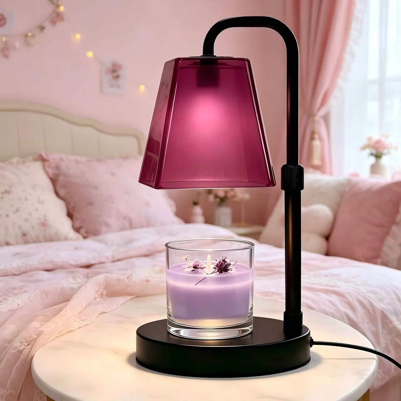 Rose Red Glass Candle Warmer L – Home Fragrance No 4 recenzja i cena