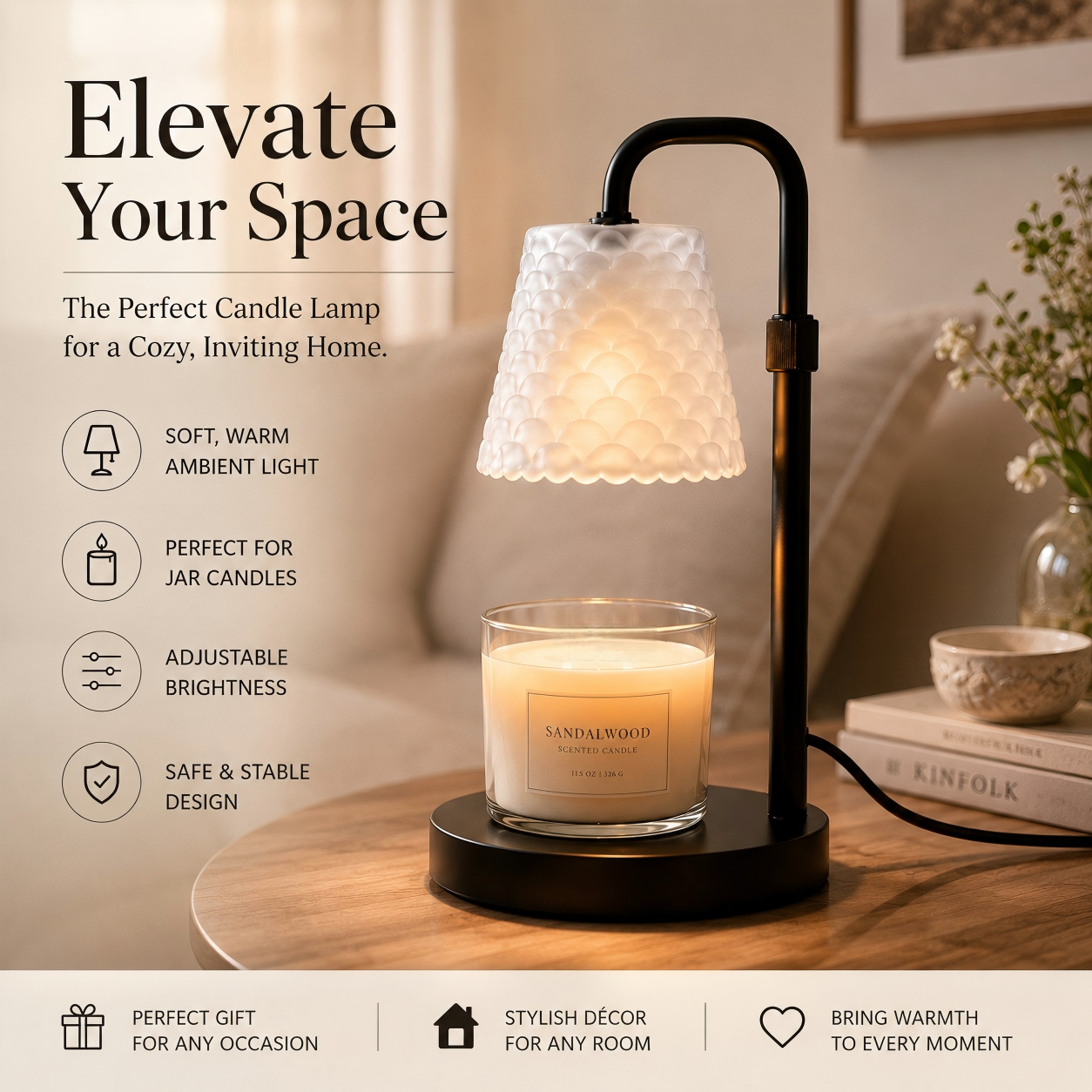 Flameless Candle Warmer Lamp w – Home Fragrance No 4 recenzja i cena