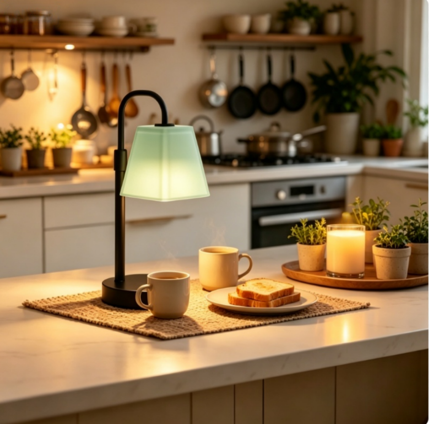 Wax Melt Warmer Lamp with 4-Ke – Home Fragrance No 4 recenzja i cena