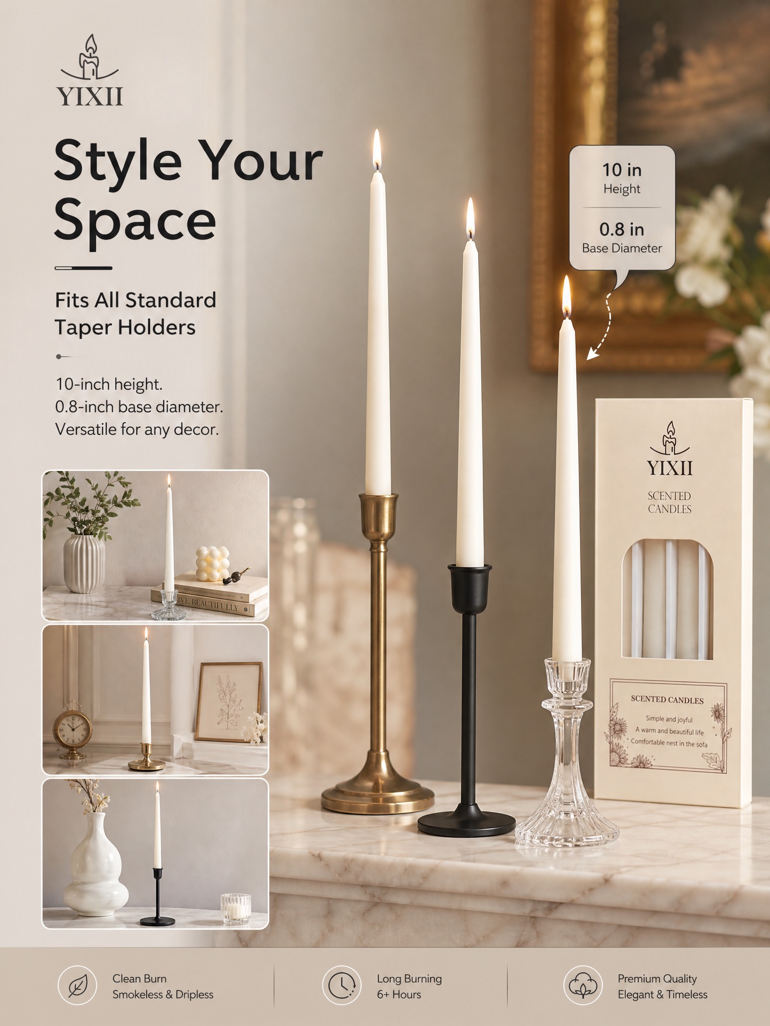 4 Pieces Vertical Striped Long – Home Fragrance No 4 recenzja i cena