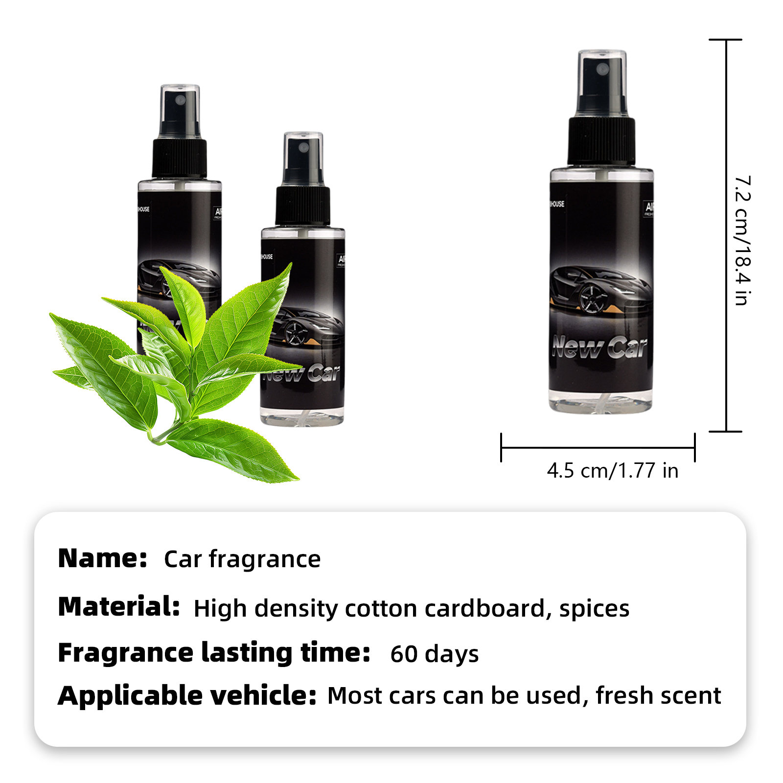 100ml NEW CAR-Scented Hand-Spr – Home Fragrance Room Spray recenzja i cena