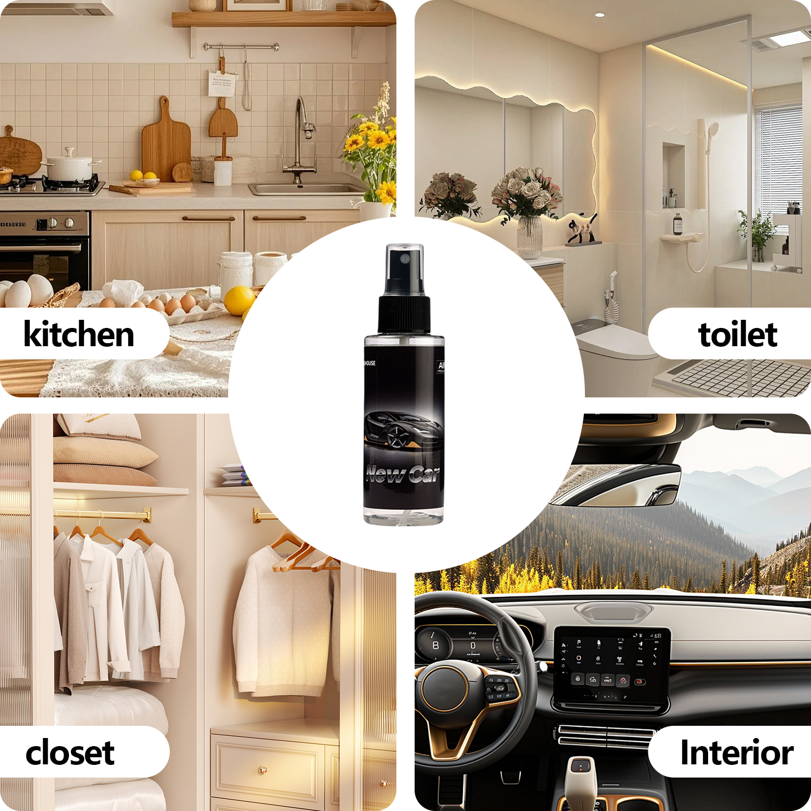 100ml NEW CAR-Scented Hand-Spr – Home Fragrance Room Spray recenzja i cena