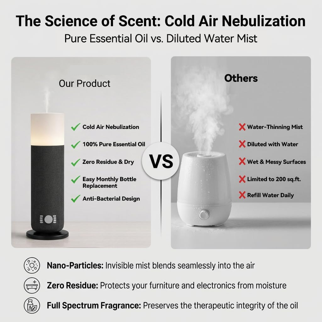NAMSTE 120ML Tower Scent Diffu – Home Fragrance Electric Diffuser recenzja i cena