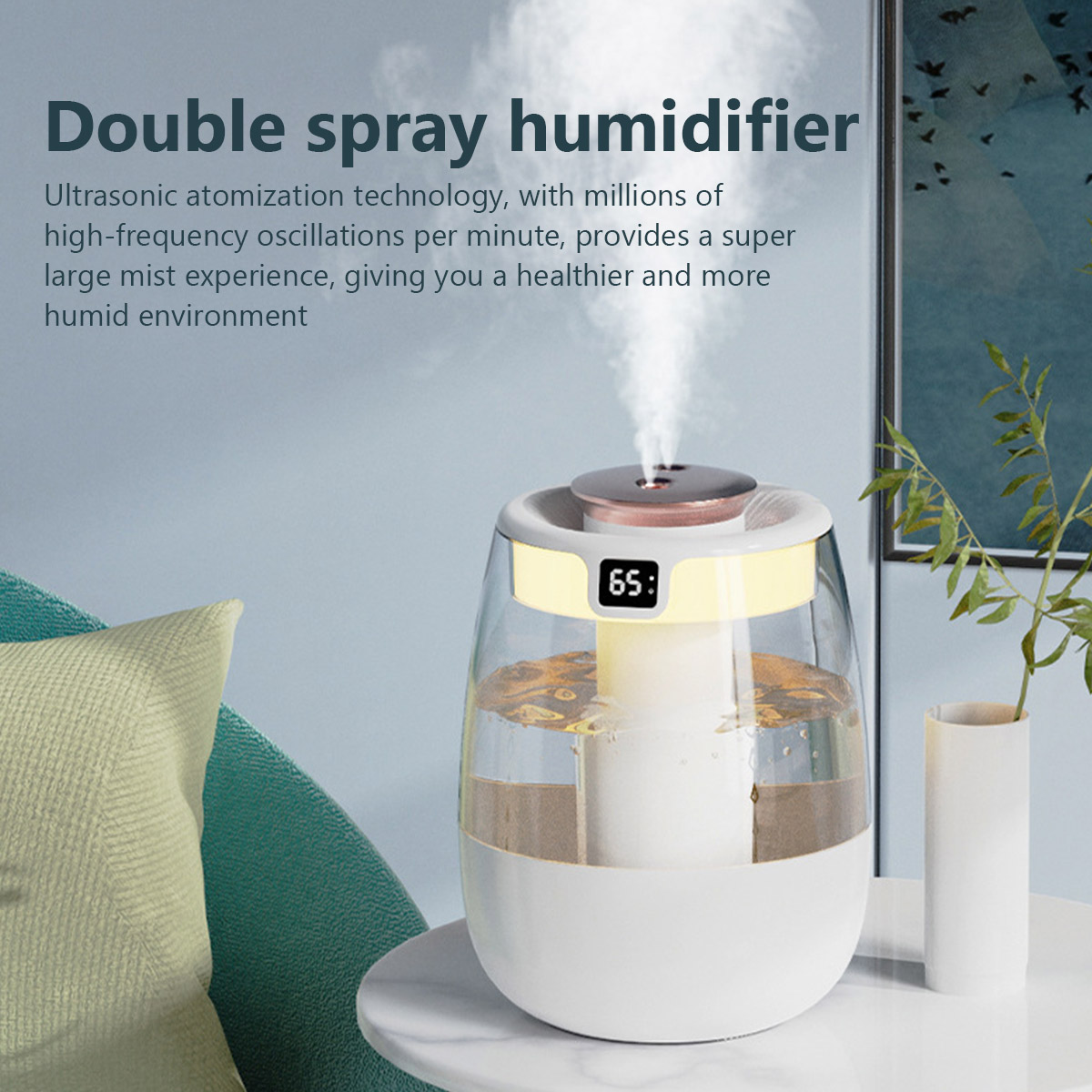 1.3L Air Humidifier Double Spr – Home Fragrance Room Spray recenzja i cena