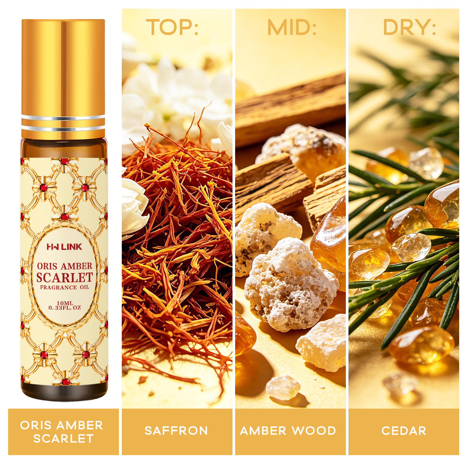 10ml Oris Amber Scarlet Essent – Home Fragrance Diffuser recenzja i cena